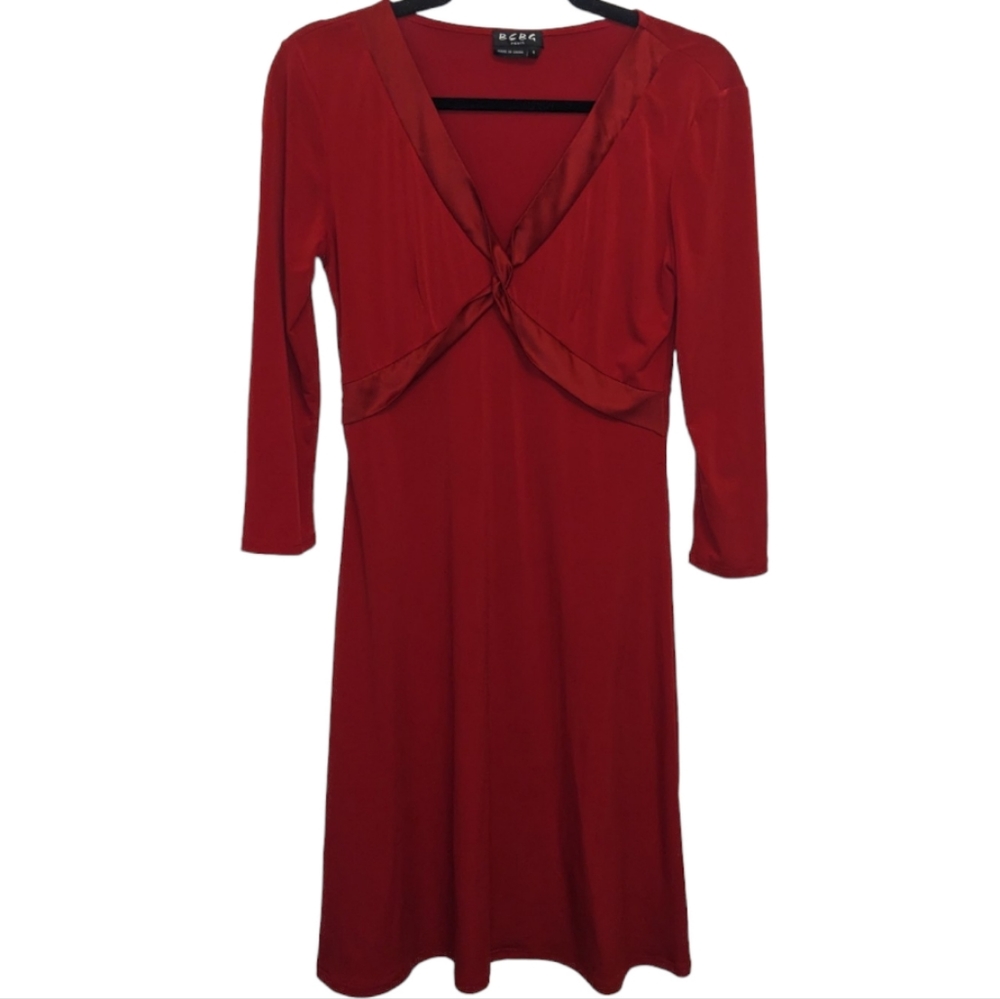 BCBG Paris Red Evening Dress - Size S ❤️